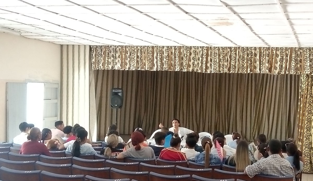 #CUMCautoCristo#UDG.
Se realizan acciones preventivas durante la jornada #NoALasDrogas.
#CautoCristo 
#ProvinciaGranma