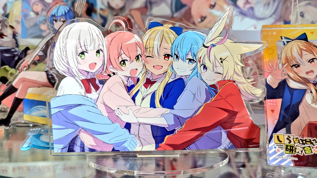 自分用にしらけんのアクスタつくった！🔥🎪🌸☄️⚔️