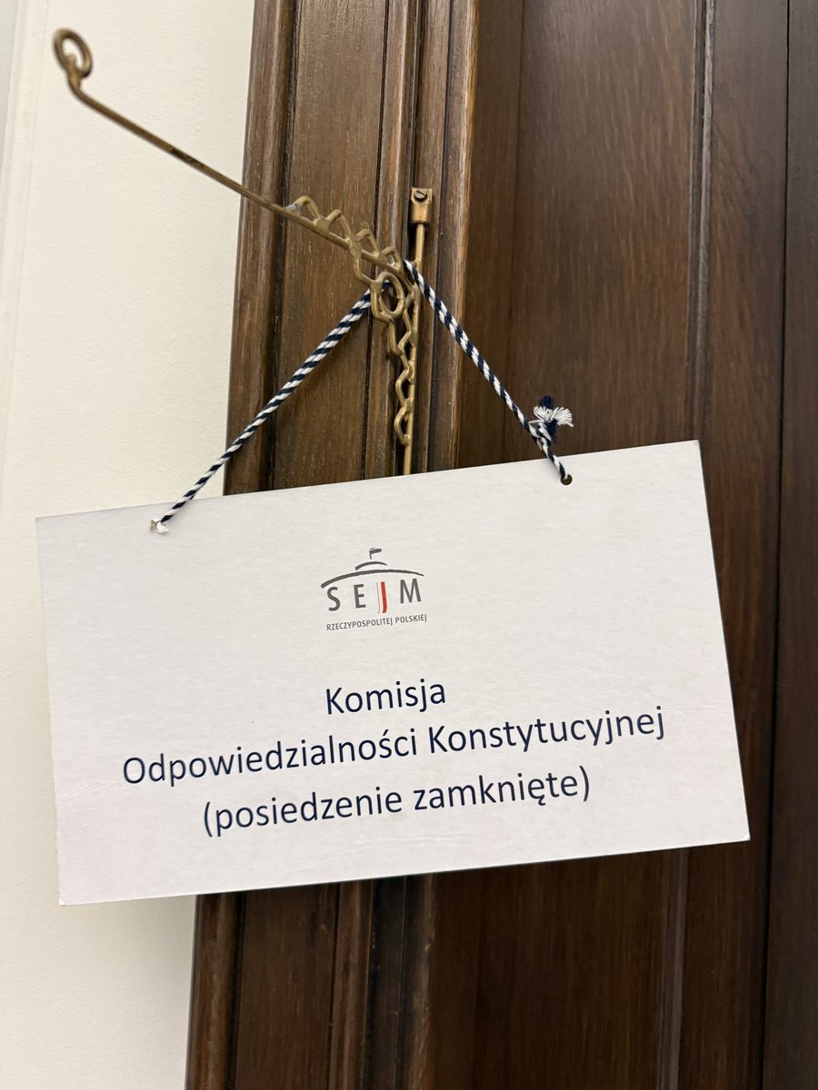 Trwa posiedzenie komisji odpowiedzialności konstytucyjnej ws postawienie przed Trybunałem Stanu prezesa NBP. 

Zbieramy materiał dowodowy.  Coraz mocniejszy.