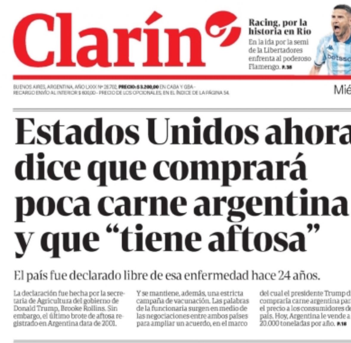 Un poco tóxica la “ayuda” de Trump a su re contra amigo Milei: