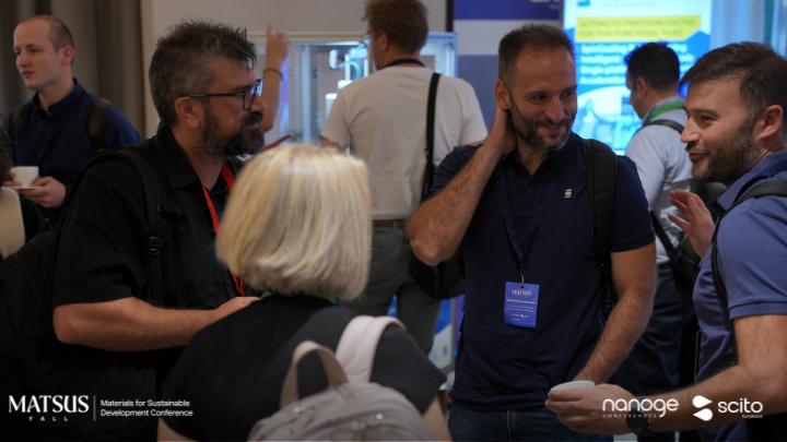 nanoGe_Conf's tweet image. 🟣Conversations and collaborations brew during breaks at #MATSUS25, where discussions spark new ideas and innovations across materials science, perovskites, catalysis, and more, fueling science beyond the sessions.

🔗 More info at the website: nanoge.org/MATSUSFall25/h…