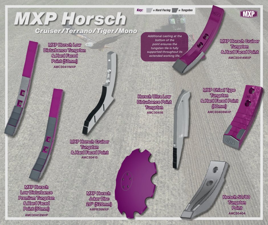 APMsupplies's tweet image. Keep your Horsch running at its best.  

Maxipart offers a full range of high-quality cultivation and drilling parts - built tough and ready to perform. 💪🌾  

#MXP #Maxipart #Horsch #Cultivation #Drilling