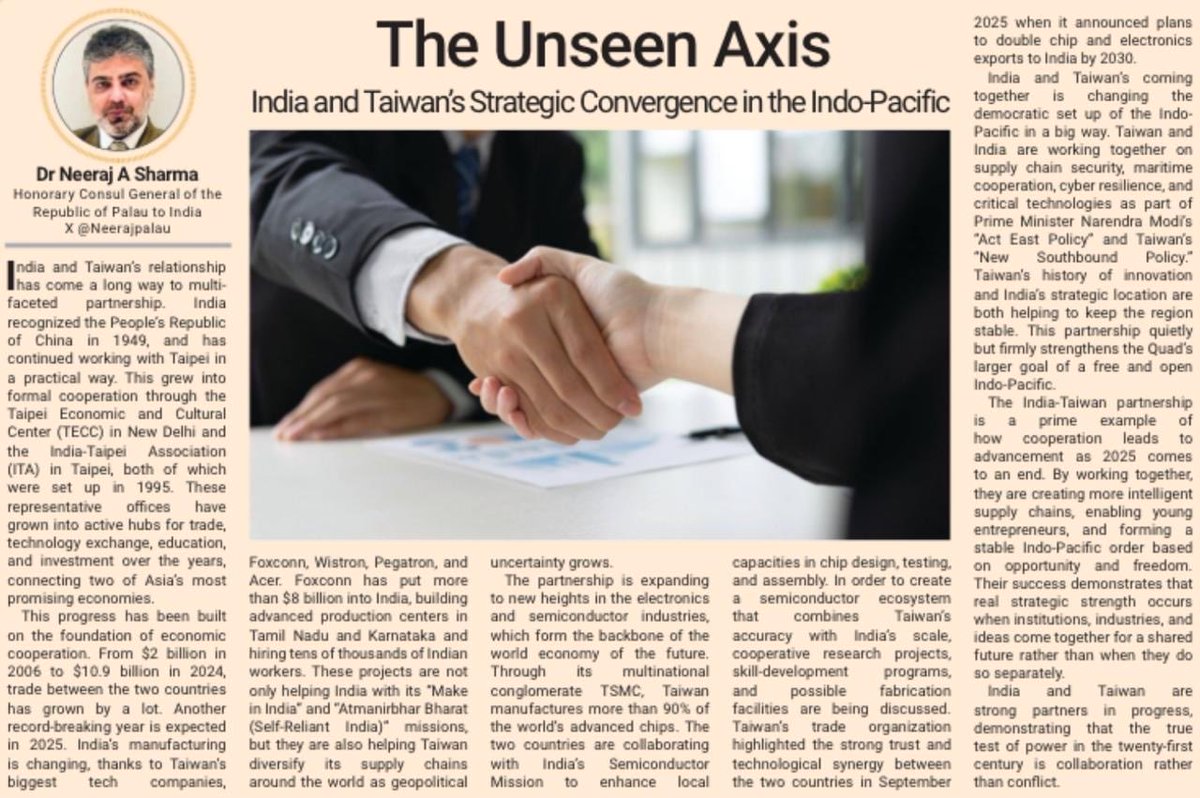 India and Taiwan have a long-standing relationship dating back to the late 1940s. The ties between the two nations are fostered through representative bodies such as the India-Taipei Association and the Taipei Economic and Cultural Centre. Over the years, this relationship has
