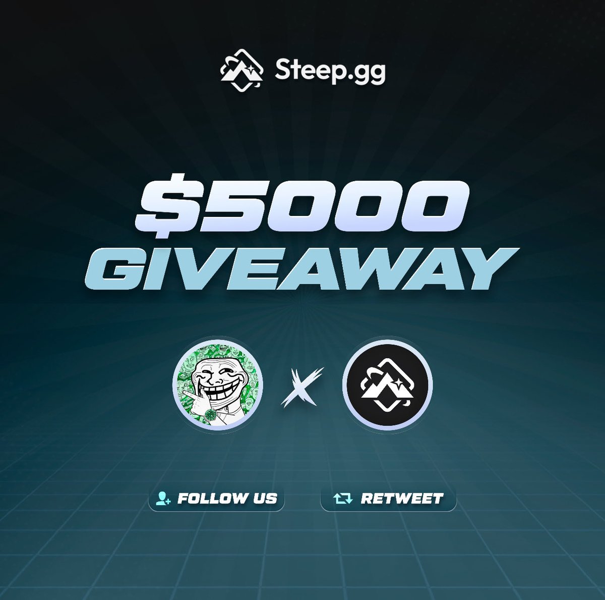 $5,000 Giveaway (20 winners)

‣ Follow <a href="/steepdotgg/">SteepGG</a> &amp; <a href="/cryptozeprizes/">Cryptoze Giveaways</a> 
‣ Like &amp; RT &amp; Tag few friends
‣ 29/10/25 Live on X paying 20 winners!

7D⏳
