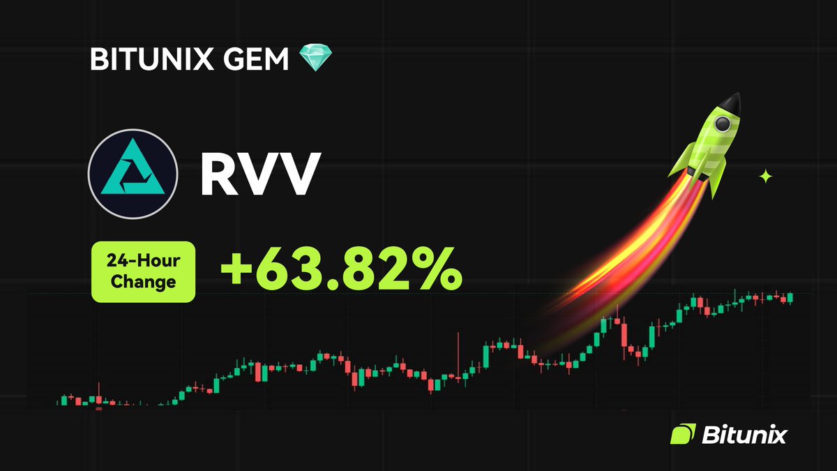 💎 BITUNIX GEM 💎

$RVV  
24H Change: +63.82%
📆 Listed on 21/10/2025

🚀 Trade now on bitunix.com/contract-trade…