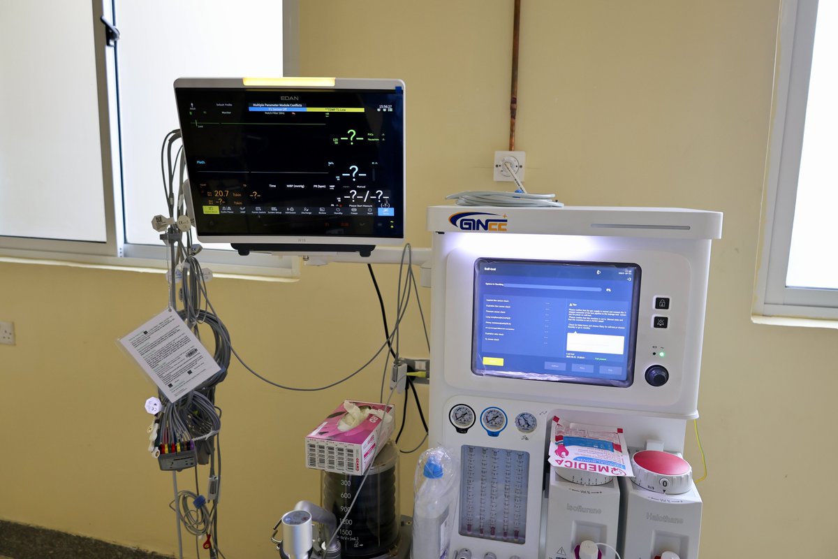 Sunviewmedipro's tweet photo. Serving residents from Kajiado, Nairobi, and Machakos, the hospital received high quality theatre equipment, including a modern operating table, shadowless lamps, patient monitors, anaesthetic machine, and other essential surgical tools, installed under the NESP Program.
#NESP https://t.co/aQpDr28GiN