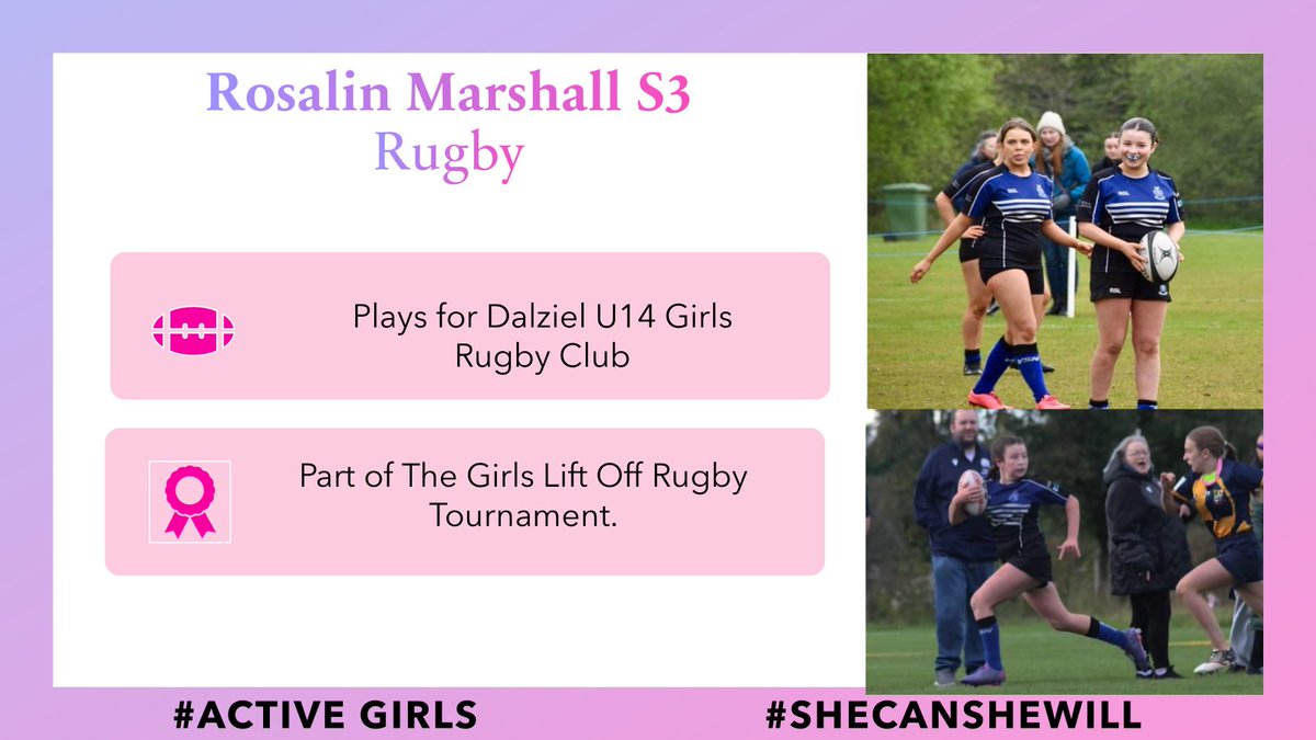 StAidansHigh_PE's tweet photo. Next up in our #SuccessGirls series — meet one of our passionate rugby stars! 🏉💥 Her love for the game and dedication on the pitch make her a true inspiration at St Aidan’s. https://t.co/zA4KFc80Ls