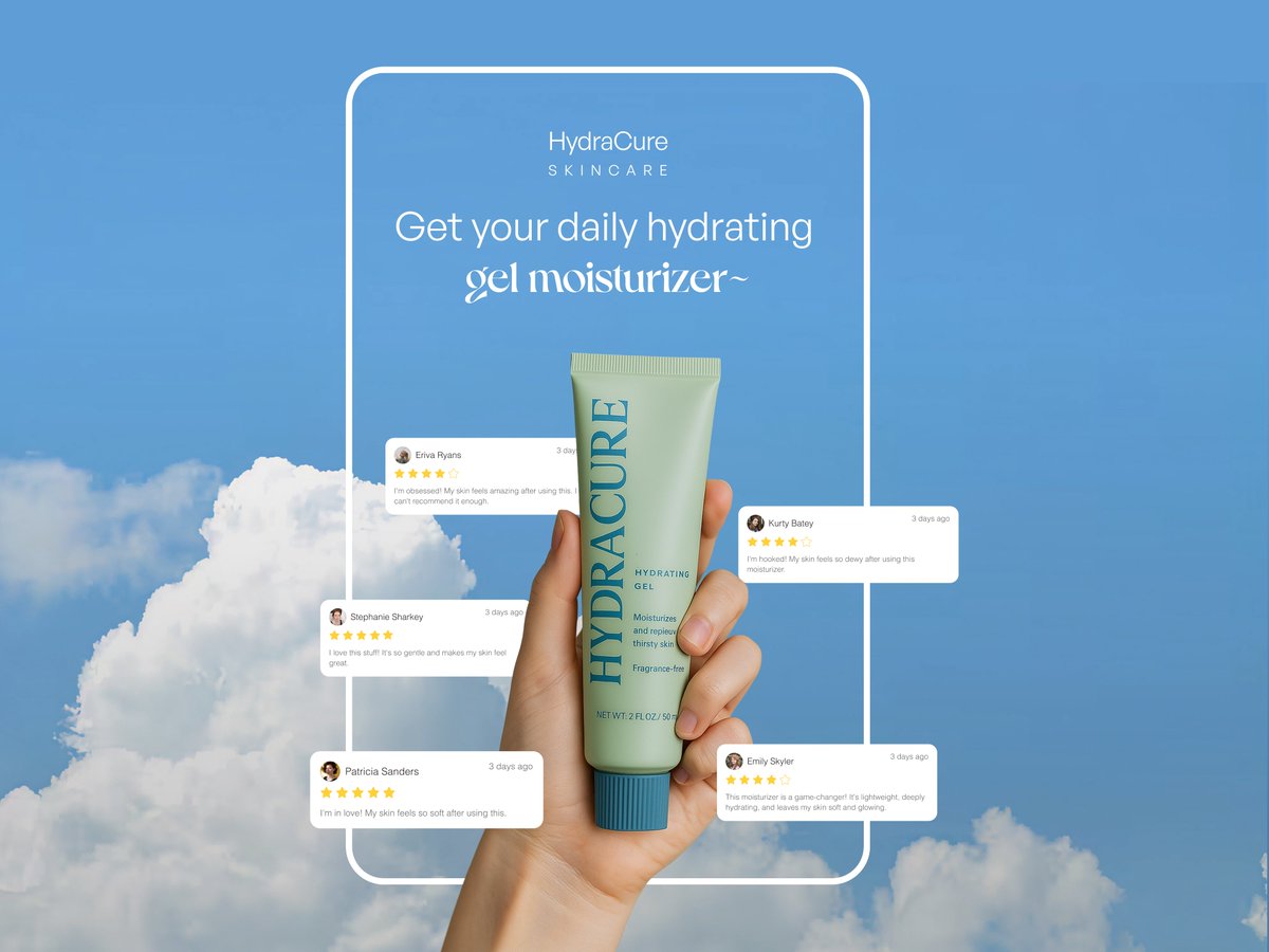 Vexo_Lab's tweet image. HydraCure- Skincare Product