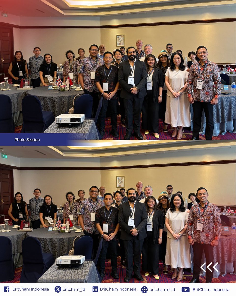 BritCham_ID's tweet image. On Tuesday, 21 October 2025, BritCham Indonesia, in collaboration with KUMPUL, successfully held a networking event titled “Indonesia’s Economic Landscape for Foreign Startups Entering Indonesia.”

Full post — linkedin.com/posts/britcham…