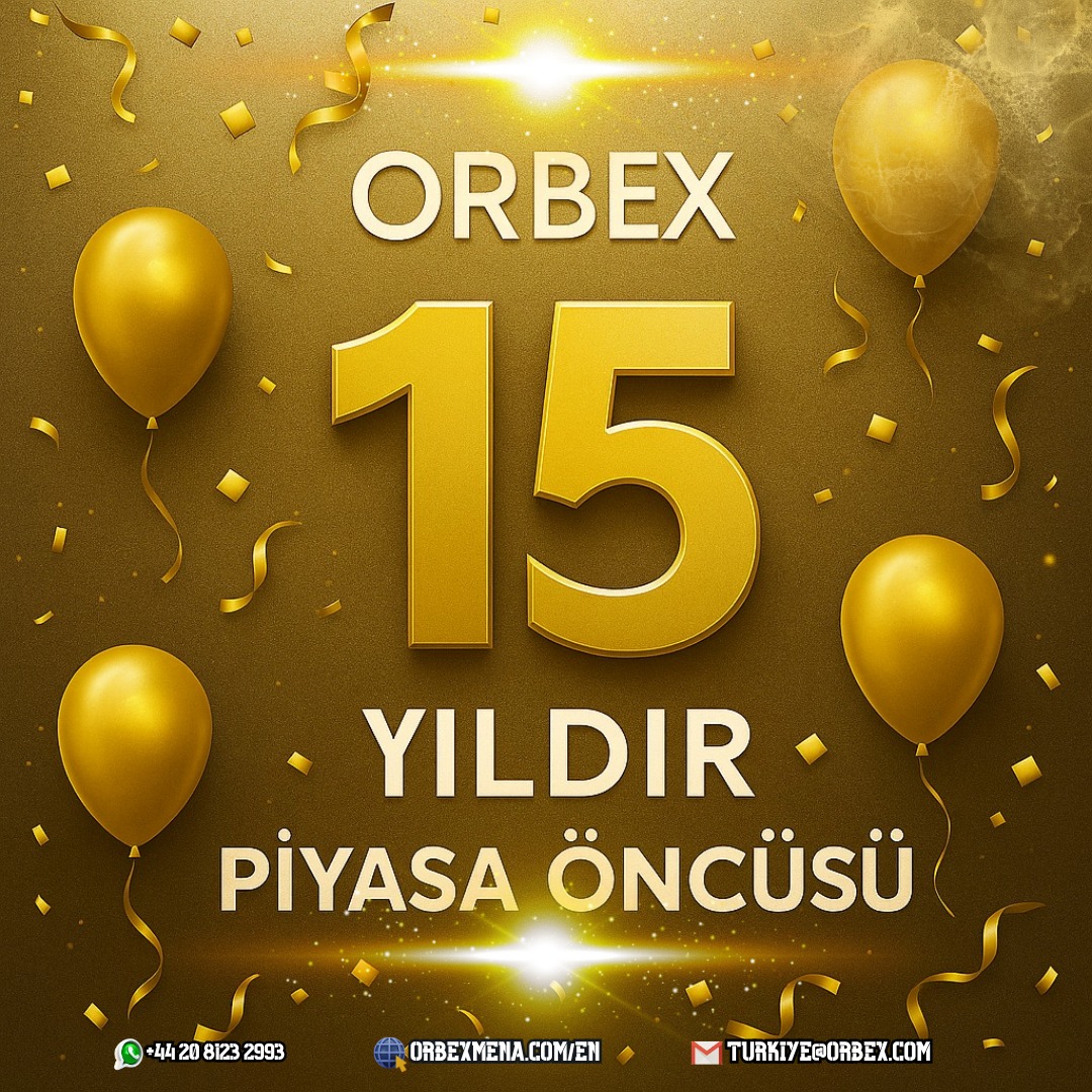 15 yıllık tecrübe, güçlü analiz altyapısı ve global piyasa erişimi.

Piayasaları bizle keşfet, kazanmaya bir adım daha yaklaş! Orbex 15 yıldır yatırımcıların tercihi.

Bilgi veya destek almak için iletişime geçebilirsiniz. 

#Ekonomi #Markets #Piyasa #orbex #EKONOMİ