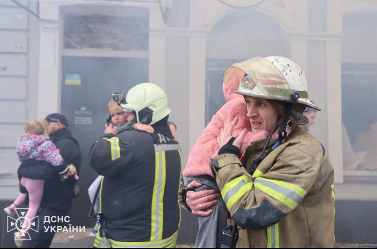 Russia attacks a kindergarten in Ukraine.
Of course it does