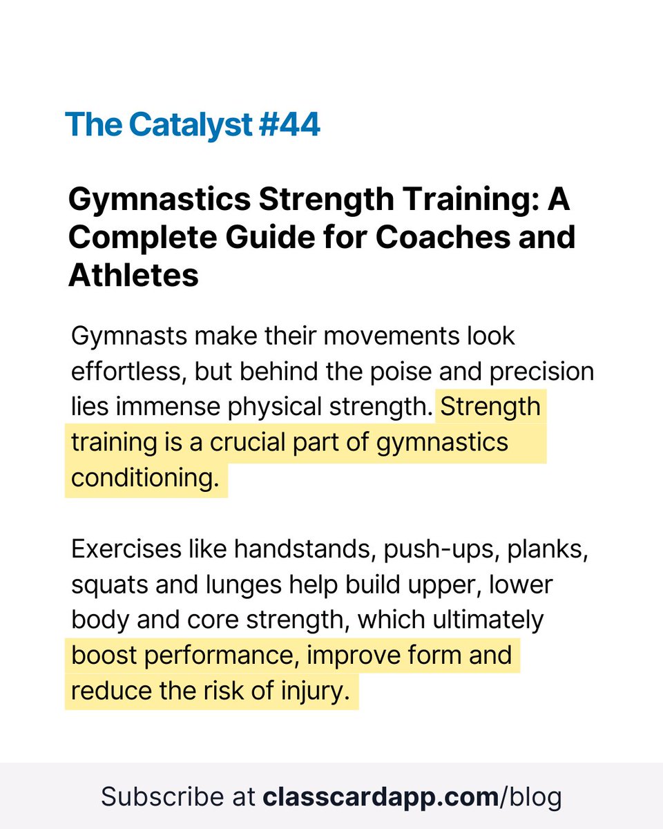 classcardapp's tweet image. This month’s newsletter celebrates the strength, grace, and discipline of sport. From gymnastics strength training to advanced Shotokan karate techniques and ways new teachers can pace themselves, we&apos;ve covered it all!
Jump right in 👉 share.sender.net/campaigns/dl15…
