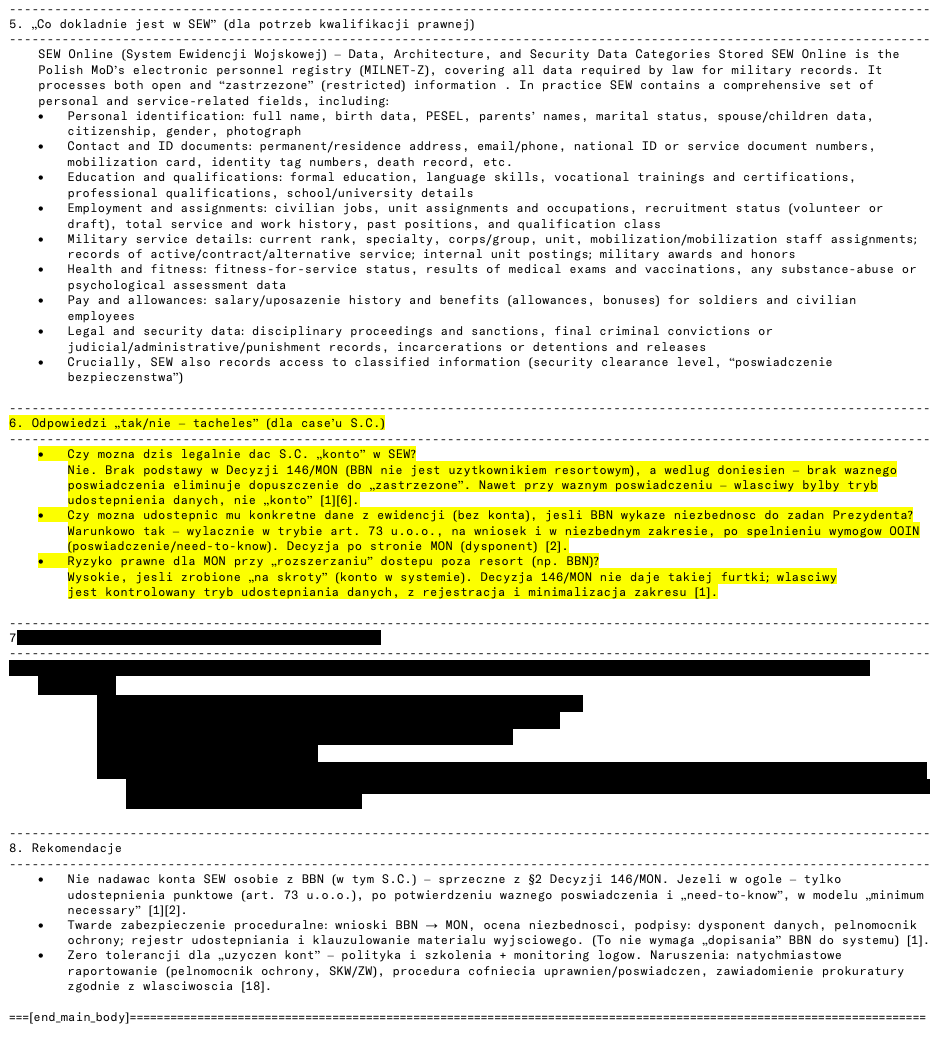 daggercomplex's tweet image. .@BBN_PL access to clas MIL data. Case @Cenckiewicz 

Legal analysis / acc to PL law: why SC/BBN access to @NATO classified inte; and PLmil (fex #SEW) will be denied. PL version (updated and auto-translated)