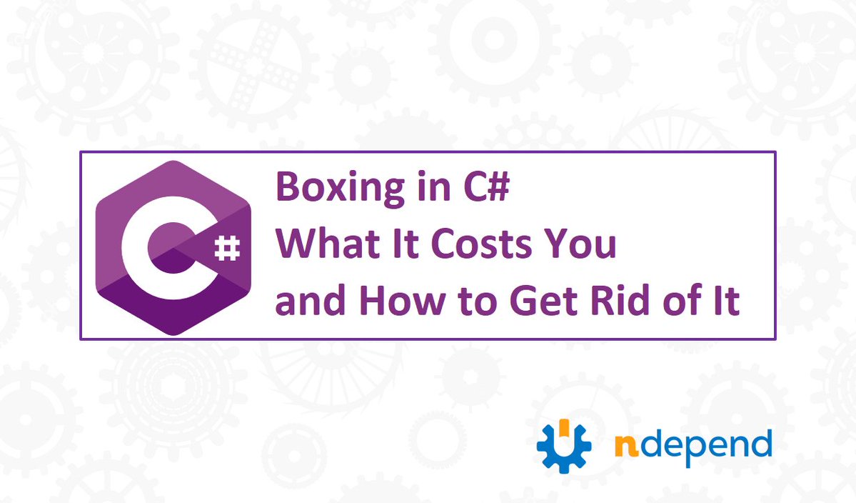 ndepend's tweet image. Boxing in C#: What It Costs You and How to Get Rid of It
blog.ndepend.com/boxing-in-c-wh… #csharp #dotnet