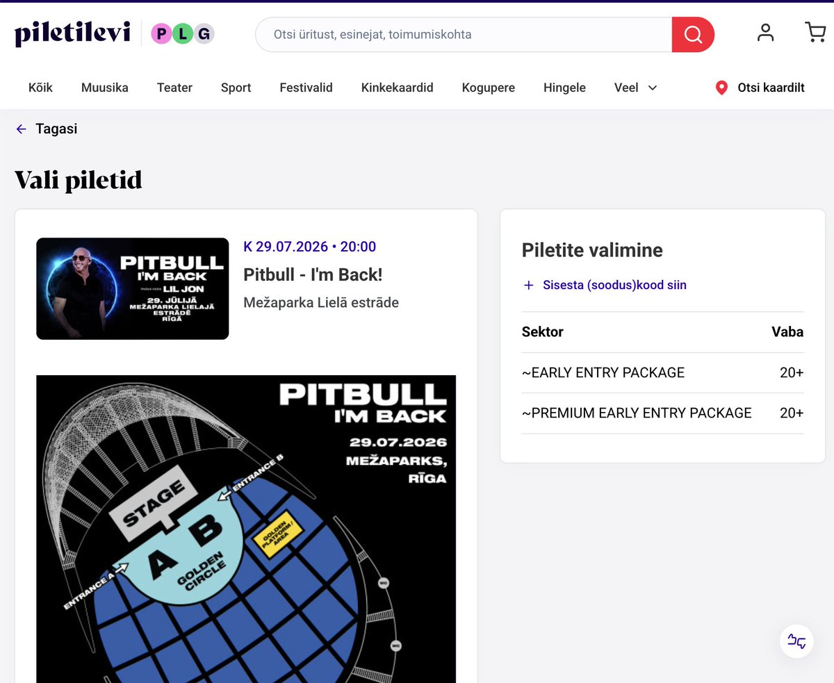 stupidstell's tweet photo. #pitbull #riga 
why the hell am i seeing only vip packages? https://t.co/gHfJkcMguq