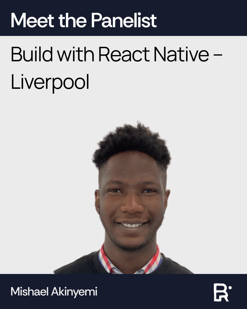 bwreactnative's tweet image. Exciting news! @MosoAkinyemi from @callstackio joins our panelist lineup for Build with React Native – Liverpool 🎤
Don’t miss out on this inspiring session, happening November 14th!
🔗 Register: lnkd.in/dVHKkENJ