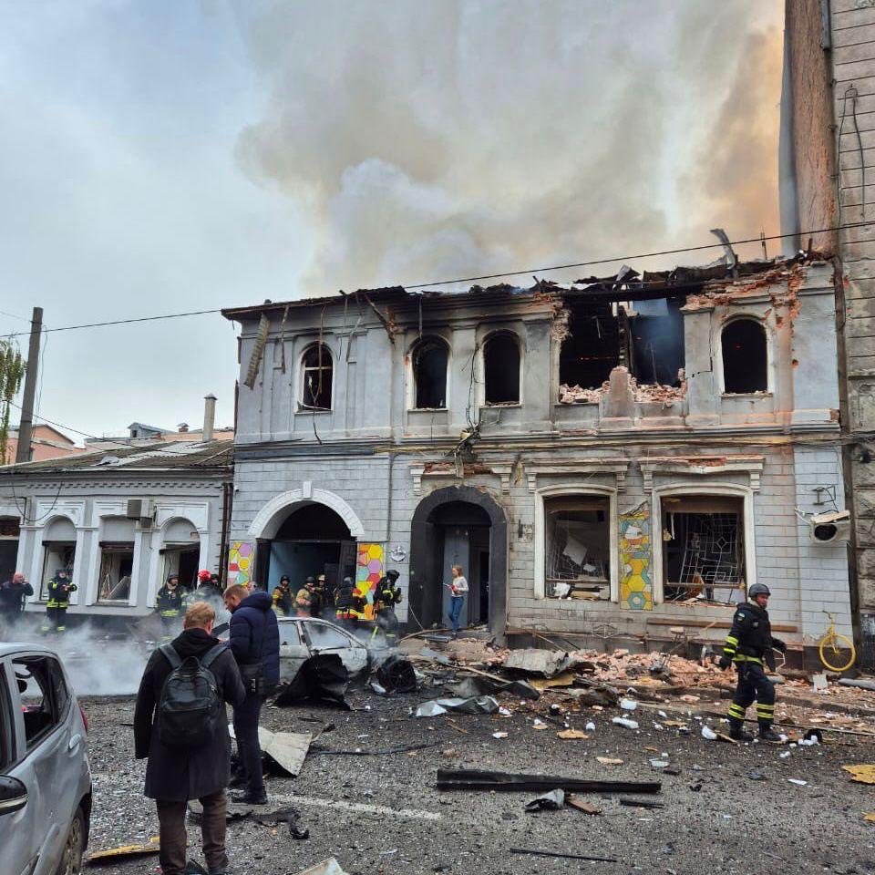 Nate Mook (@natemook) on Twitter photo These photos should be everywhere today. We can’t get numb.
Absolutely sickening attack by Russia on a kindergarten in Kharkiv. Grateful to the emergency responders who are rescuing the children. These photos should be everywhere today. We can’t get numb.
Absolutely sickening attack by Russia on a kindergarten in Kharkiv. Grateful to the emergency responders who are rescuing the children.