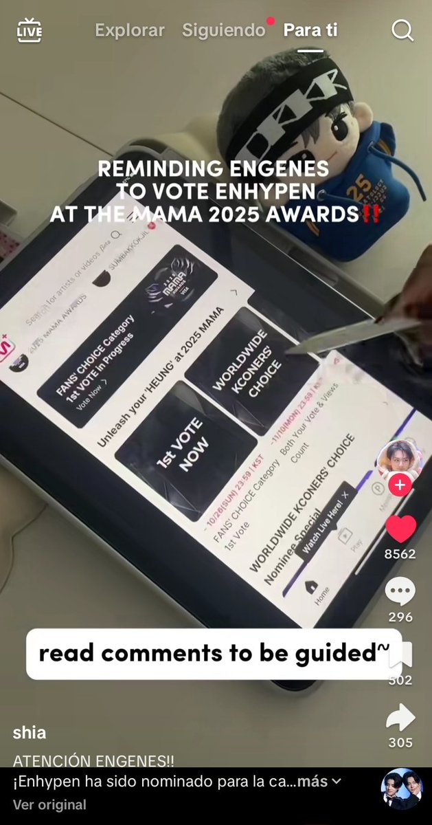 crazyoverni_ki's tweet image. TIK TOK ENGENES ARE VOTING, ENCOURAGING OTHERS TO VOTE AND MAKING TUTORIALS I CAN&apos;T BELIEVE IT WTF