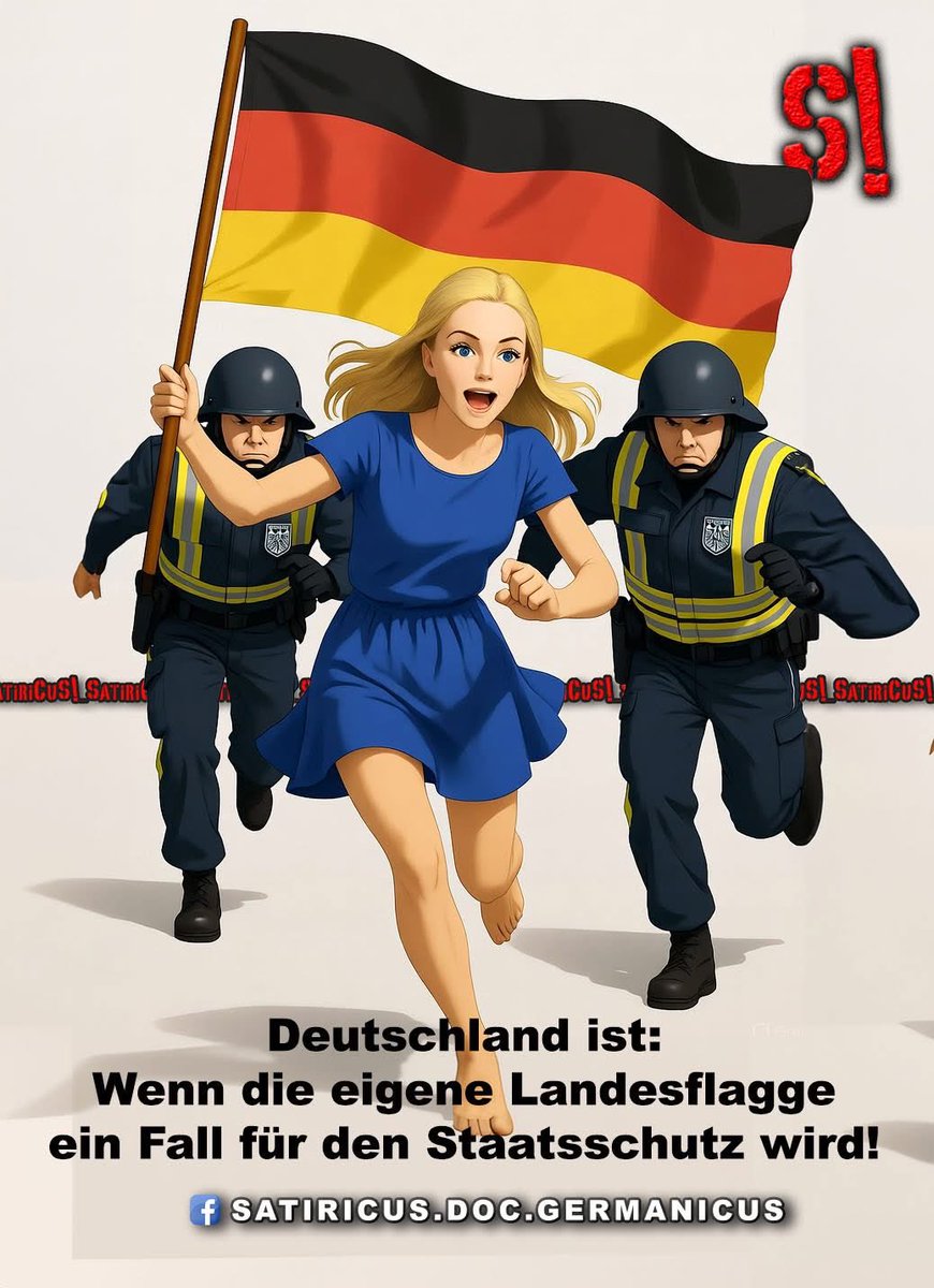 Unglaublich ... in DDR Zeiten bekam derjenige eine Strafe, der die Flagge nicht hisste an besonderen Feiertagen. Heute wird gegen Menschen ermittelt, die die Flagge hissen und  Verbundenheit mit dem Vaterland zeigen ...   Völlig krank #teamAfD #AfD