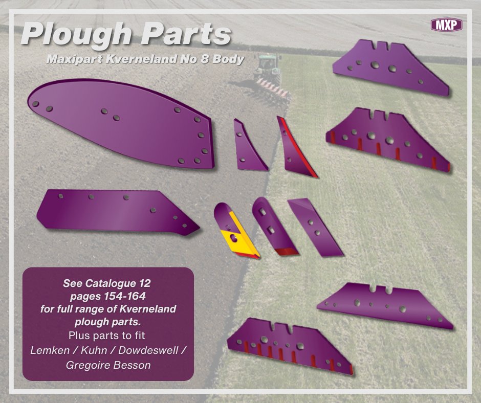APMsupplies's tweet image. Built to last and ready for the toughest ground. 🌾💪

Get your plough ready for the season with Maxipart Kverneland No. 8 body parts. 

#Maxipart #Kverneland #PloughParts
