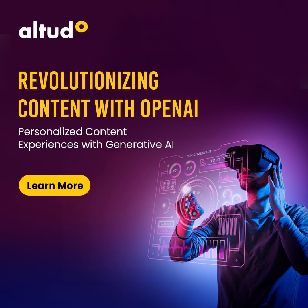 GoAltudo's tweet image. 77% of marketers see content #Personalization as a key trend for 2025, but scaling it is the challenge. Integrating your #CMS with #OpenAI can deliver 1:1 personalized content efficiently. Discover how: altudo.co/insights/ebook…

 #AIinMarketing #AltudoInsights
