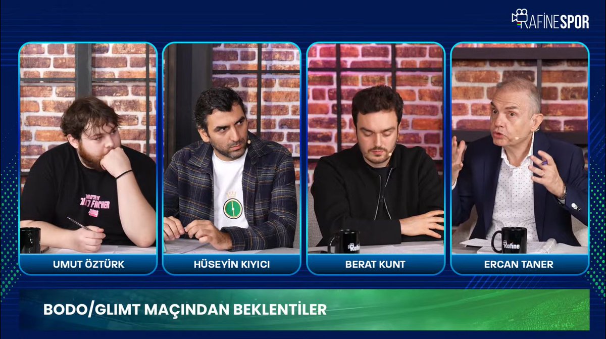 🗣️ <a href="/ercantofficial/">Ercan Taner</a>: "Bu maçın iki anahtarı var: Biri İlkay’ın performansı, diğeri Osimhen. En önemli şifre ise Galatasaray taraftarında. Liverpool maçındaki performansını kesintisiz sürdürürse, Bodo İstanbul’dan kolay çıkamaz."