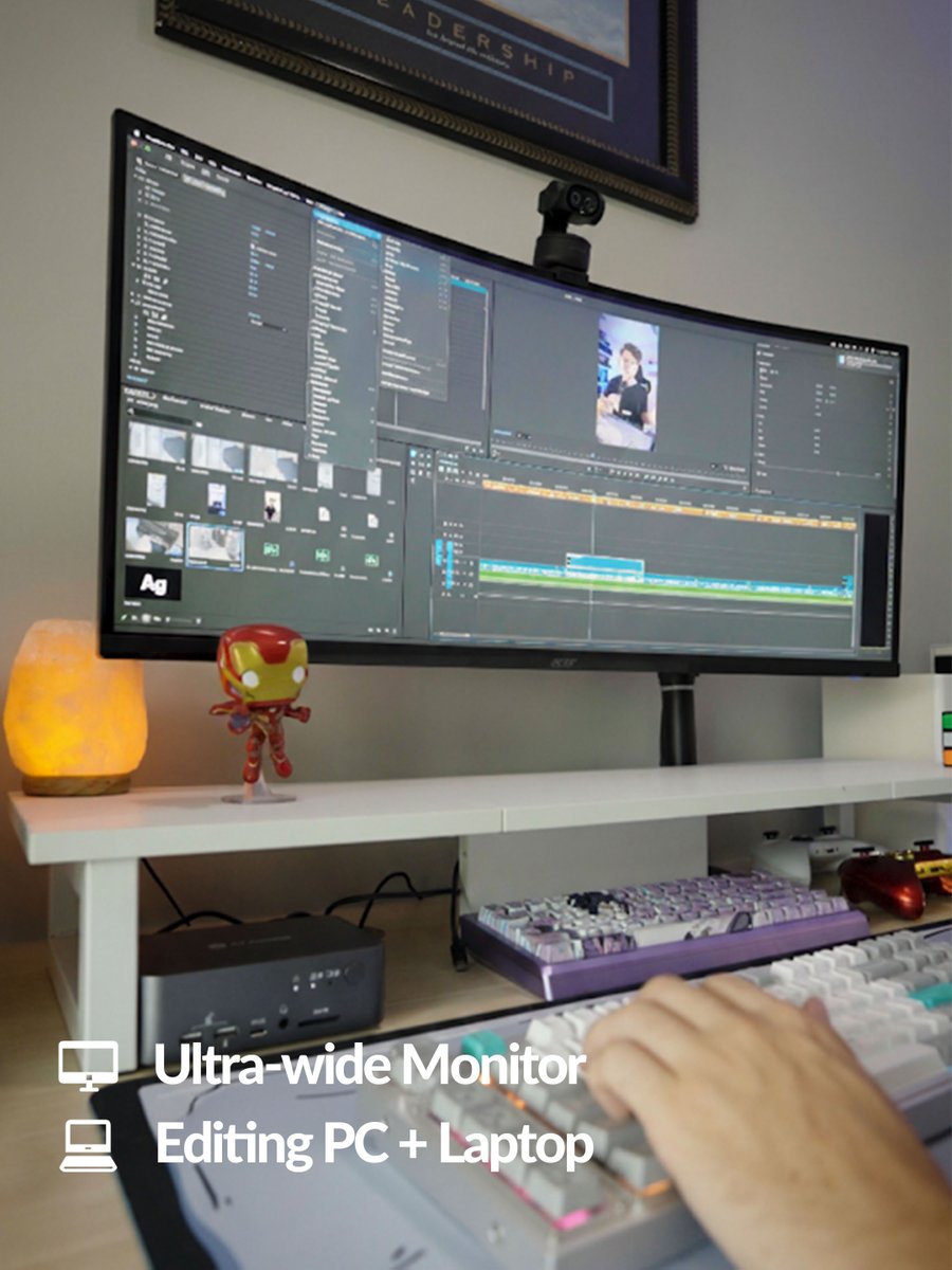 av_access's tweet image. iDock C10 Ultra-wide monitor desk setup sharing

iDock C10 makes your work and play smooth:
✔️Ultra-wide Monitor
✔️Editing PC +Work Laptop
✔️60W charging for laptop

Shop Now:  bit.ly/3xUuqxl

#kvmdock #kvmswitch #dualmonitor #kvmdockingstation #dockingstation