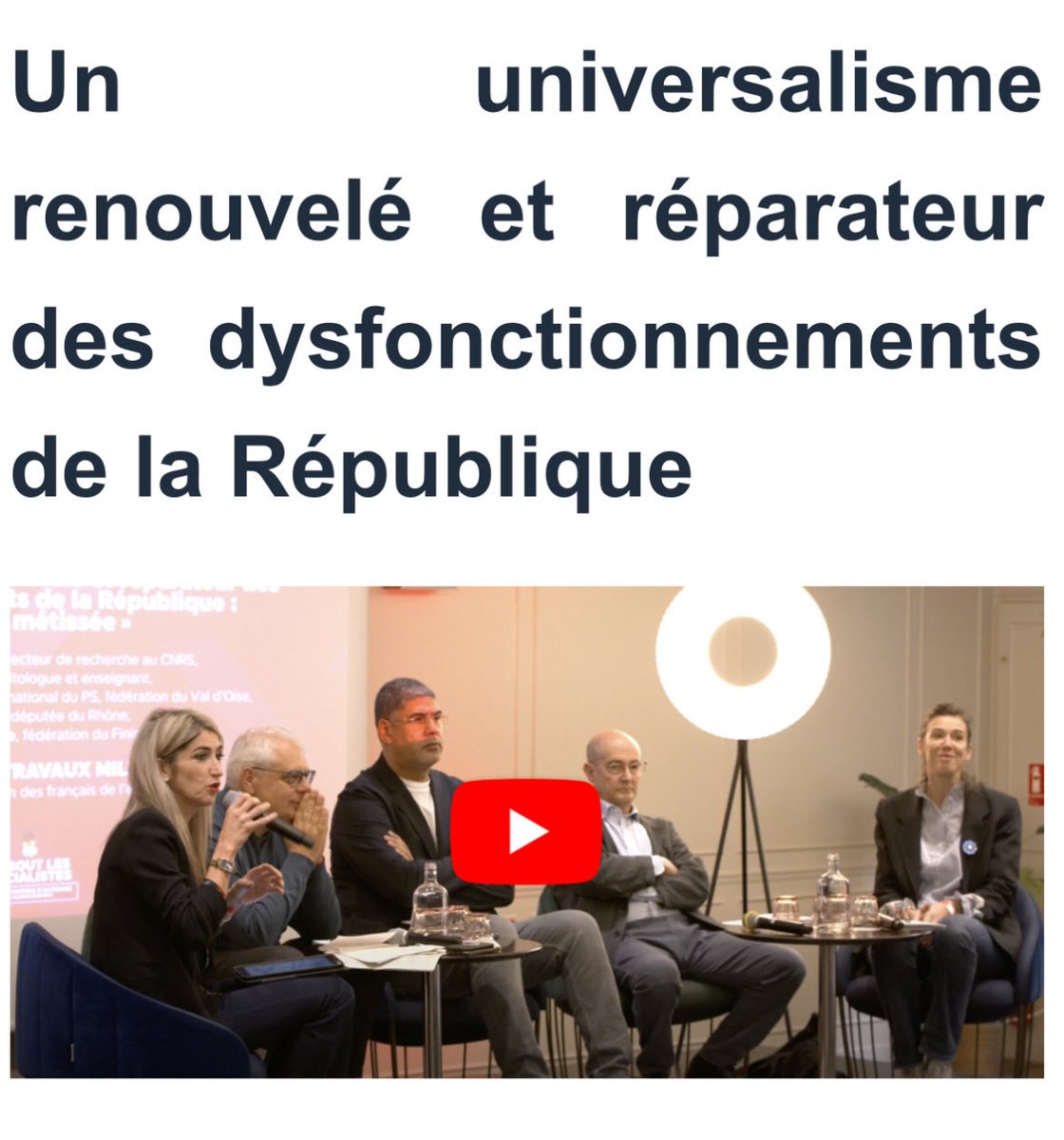📢SAVE THE DATE !
­
🍁Les rencontres d’automne <a href="/DLesSocialistes/">Debout Les Socialistes</a> se tiendront à Lyon les 22 et 23 novembre 2025.
INSCRIPTIONS BIENTÔT OUVERTES ⏱
<a href="/HeleneGeoffroy/">Hélène Geoffroy</a> 

­youtu.be/SlbbEUsb8-U?fe…