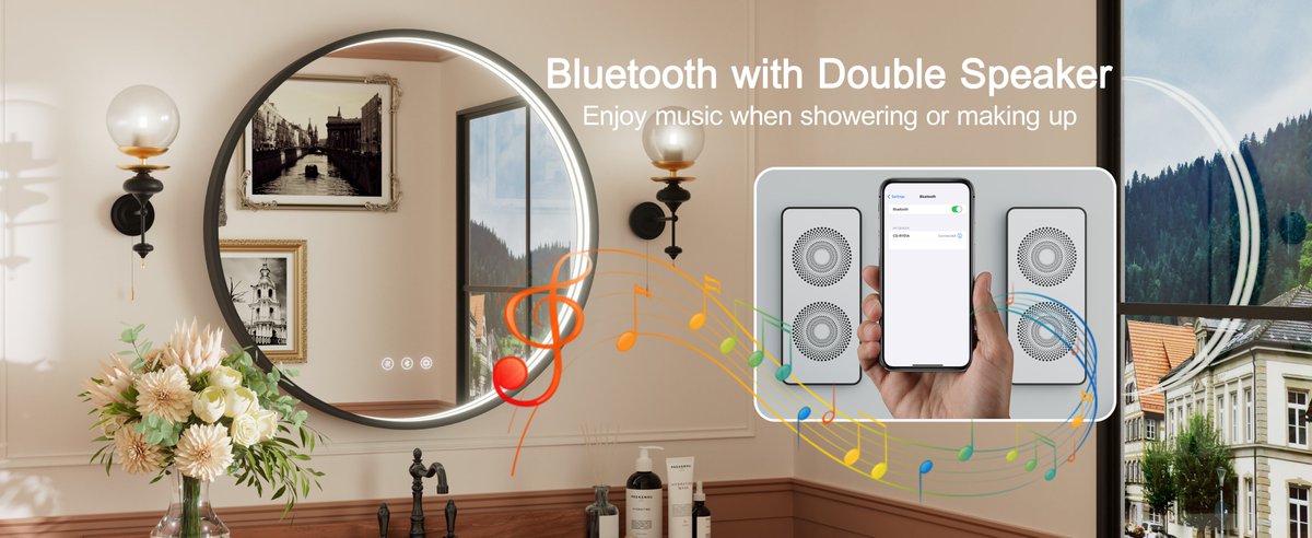JSneijder (@jsneijder2024) on Twitter photo Your Bathroom Needs This! ๐
๐น Round LED Mirror w/ Bluetooth Speakers ๐ต
๐น Fully Dimmable Lights & 3 Colors ๐ก
๐น Anti-Fog Function ๐ซ๏ธ
๐น Gorgeous Matte Black Finish ๐ค
Perfect for makeup, shaving, or just relaxing!
๐amazon.com/dp/B0FFB5W1Z2
#AmazonFind #HomeUpgrade #halloween Your Bathroom Needs This! ๐
๐น Round LED Mirror w/ Bluetooth Speakers ๐ต
๐น Fully Dimmable Lights & 3 Colors ๐ก
๐น Anti-Fog Function ๐ซ๏ธ
๐น Gorgeous Matte Black Finish ๐ค
Perfect for makeup, shaving, or just relaxing!
๐amazon.com/dp/B0FFB5W1Z2
#AmazonFind #HomeUpgrade #halloween