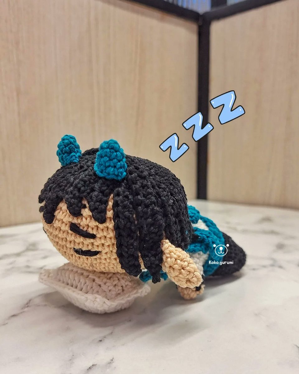 Koko_gurumi's tweet photo. Dan Heng after coffee: 😴

#danheng #danhenghonkaistarrail #imbibitorlunae #honkai #mihoyo #mihoyogame #mihoyohonkaiimpact #starrail #crochetersofinstagram #crochet #kokogurumi #amigurumi #patterntest #testercall #patterntester #coffee #hsr #DanHengPermansorTerrae https://t.co/zsWG7HDpsf