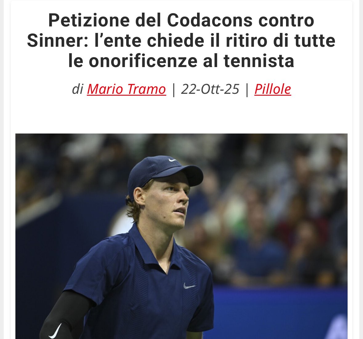 La fesseria del giorno.