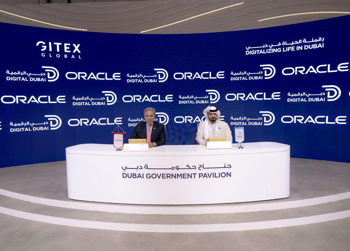 OracleRules's tweet image. .@DigitalDubai partners with @Oracle_ME to organize and implement a series of joint initiatives supporting Dubai’s digital transformation and empower Dubai Government talent with future-ready skills.
social.ora.cl/6012A7Mqp