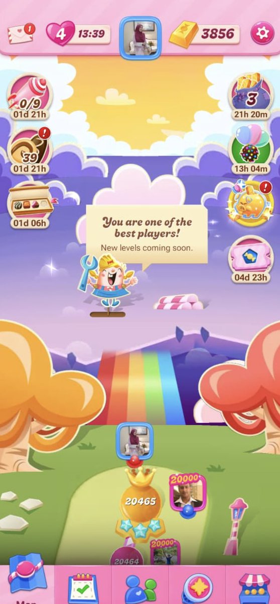 I seldom talk about my parents, but my mom just completed Candy Crush.

Next level betul.