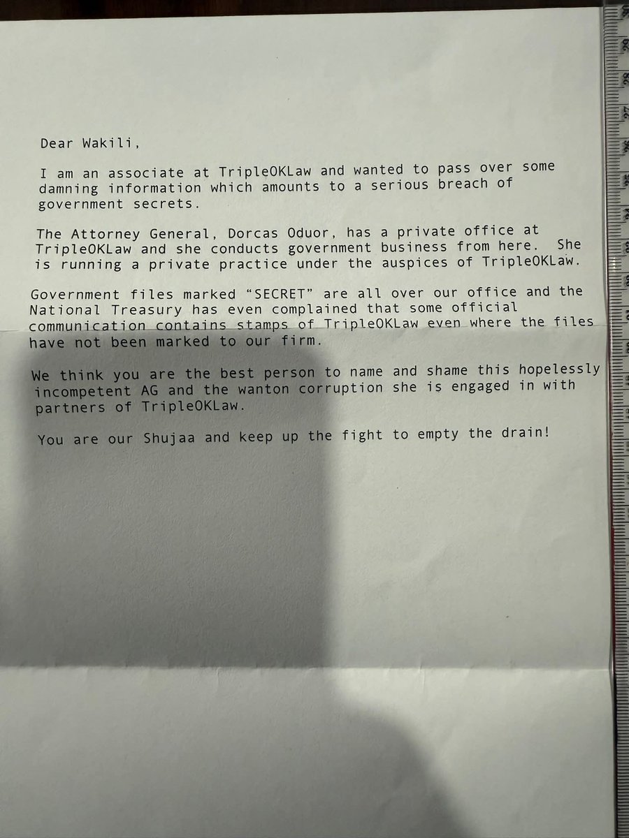 Imagine ku share ukweli ka hii inaweza fanya nitupwe kapengele for 15 years, watusanye na incompetence natunyamaze.
#RejectCyberCrimeAct