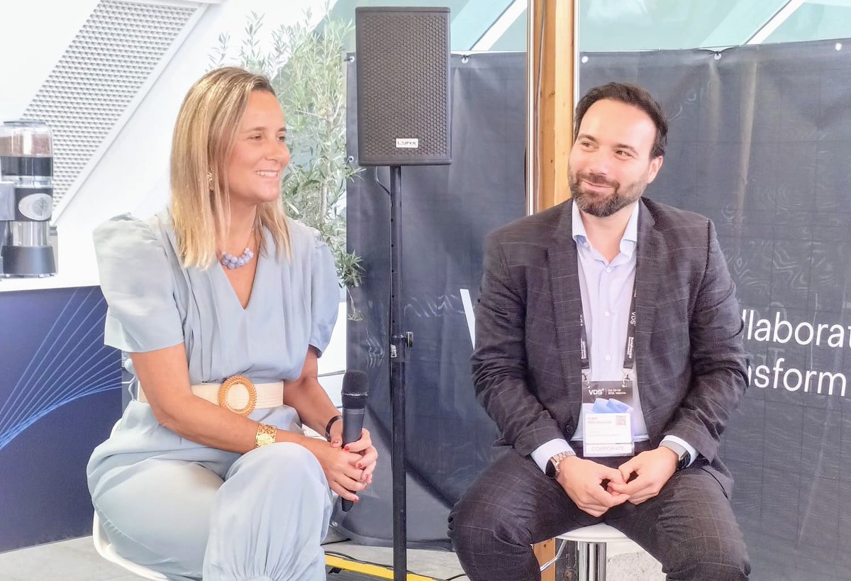 madridinnova's tweet image. 🤝 Madrid y Valencia conectan ecosistemas para impulsar la innovación europea 🇪🇺

📍 Wayra Box – #VDS2025 
🗣️ @AngelNinoQ , concejal de Innovación y Emprendimiento – Ayto. @MADRID 
🗣️ Paula Llobet, Concejala de Turismo, Innovación y Captación de Inversiones – Ayto. Valencia