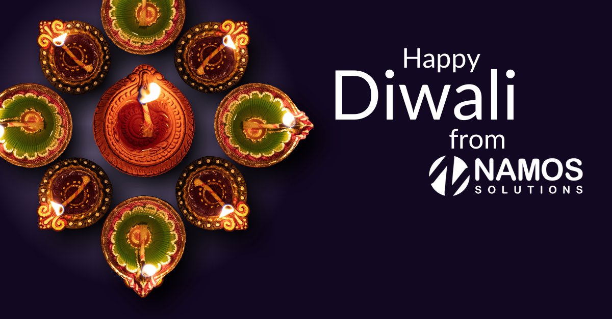 Happy Diwali to our friends, clients and colleagues celebrating! 🪔

Namos wishes everyone during this festival time a joyful and bright celebration. 🎆