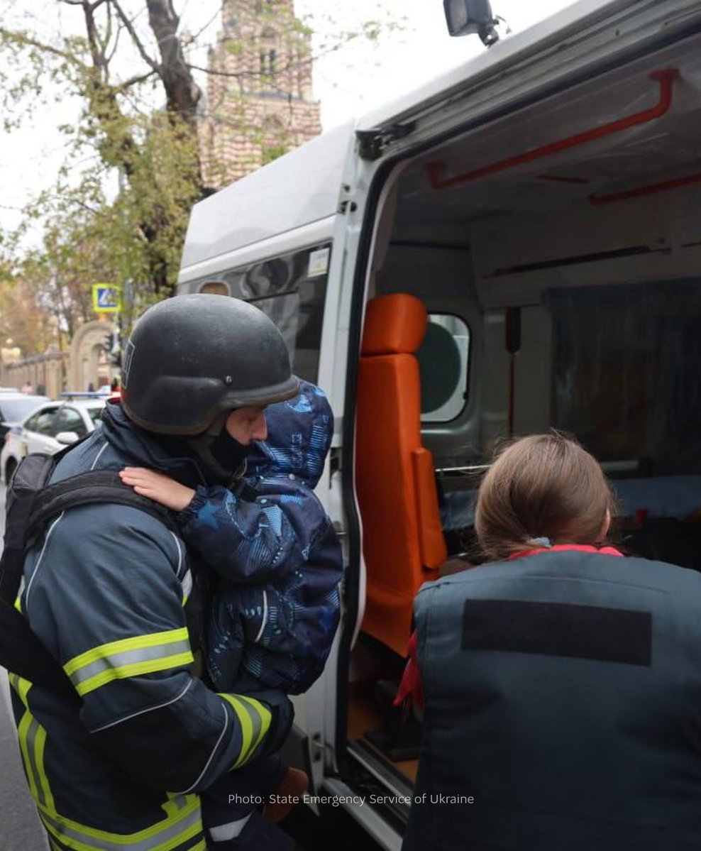 A Russian drone killed one person and injured at least seven as it struck a kindergarten in Kharkiv. All children were evacuated and are now in shelters. Many show acute stress reactions. 

There is no possible justification for hitting a kindergarten. The strike came this