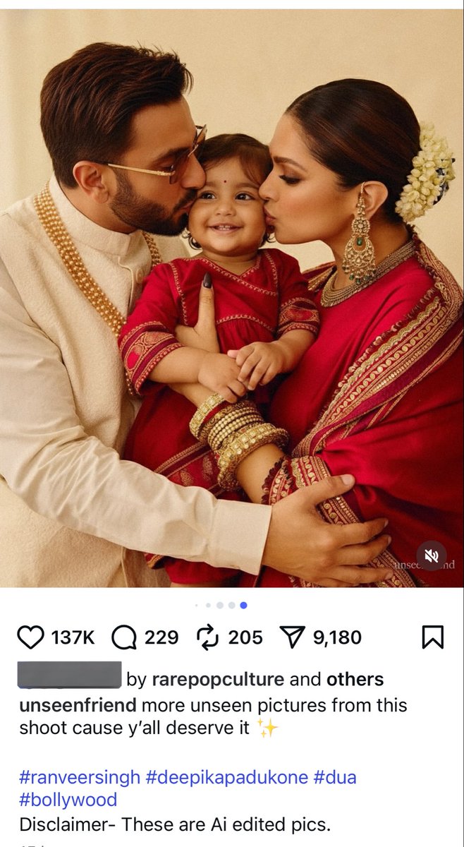 The shamelessness with which alleged “influencers” feed pictures of CHILDREN on AI and audaciously upload it in their handles for likes is actually diabolical. This is why celebs are so annoyed. Ya’ll have forgotten the basic lines of humanity. LEAVE THE CHILDREN ALONE