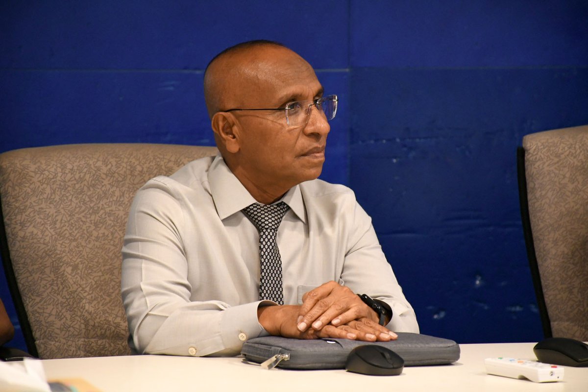 hrcmv's tweet photo. HRCM Members met with Senior Officials of MWSC today to discuss strengthening efforts on Business and Human Rights. #HRCM #MWSC #BusinessAndHumanRights https://t.co/ajJGjP1zLB