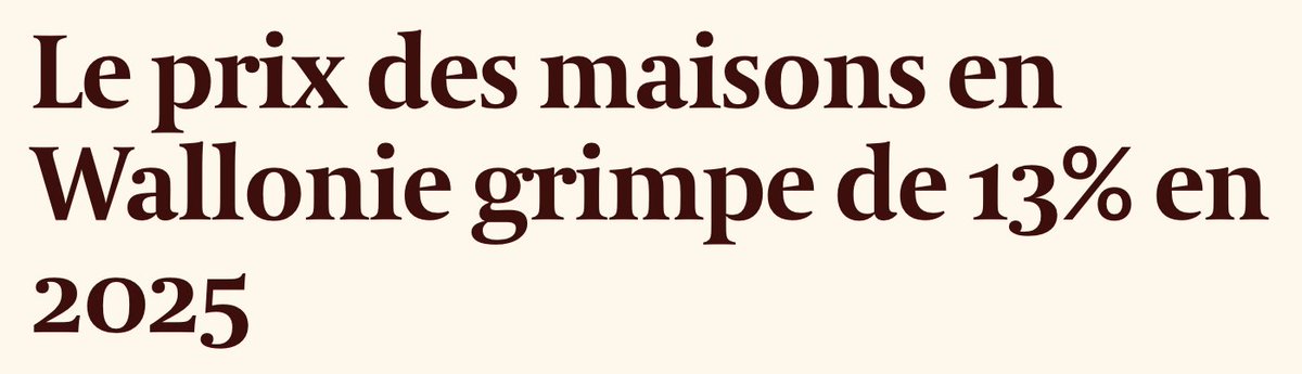 christiemorreal's tweet image. Le prix des maisons augmente de +13% en Wallonie depuis début 2025 contre 5% en moyenne en Belgique : voilà l’effet de leur réforme coûteuse des droits d’enregistrement qu'ils financent par des économies massives qui frappent les citoyens. 📈

100 millions d’économies dans…