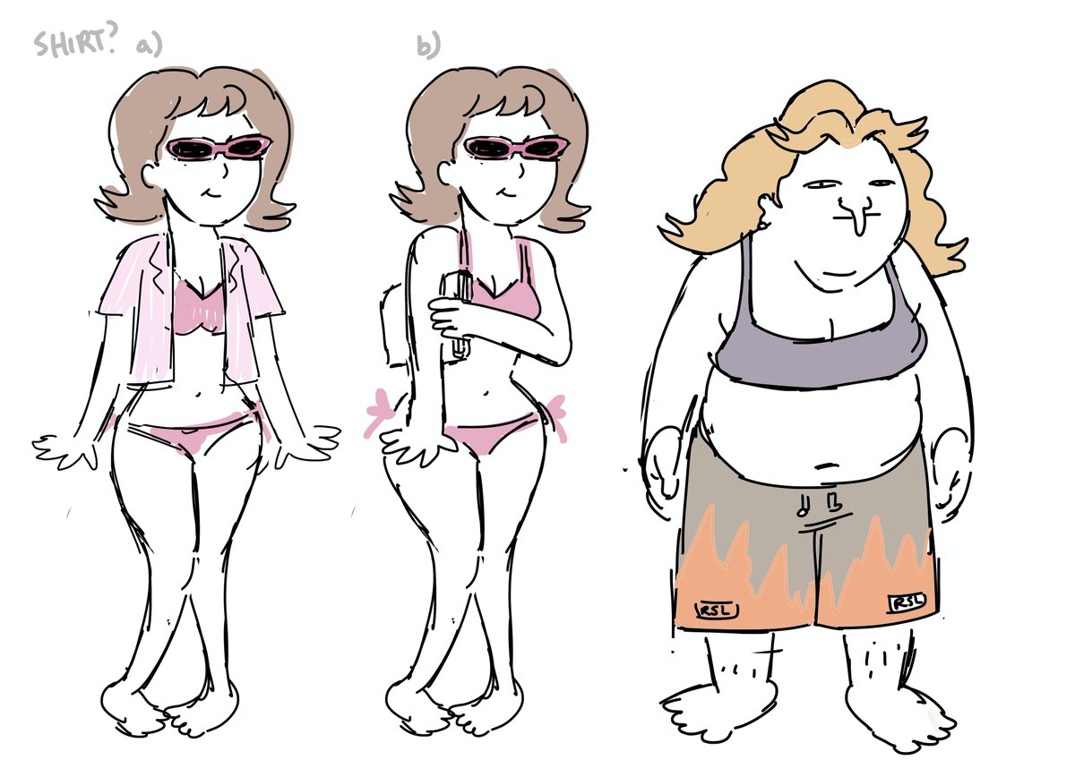 goodsniff_'s tweet image. 🌷Yolo Rainbow Trinity S3 Production Art🌷
Sarah & Rachel outfits throughout the season!