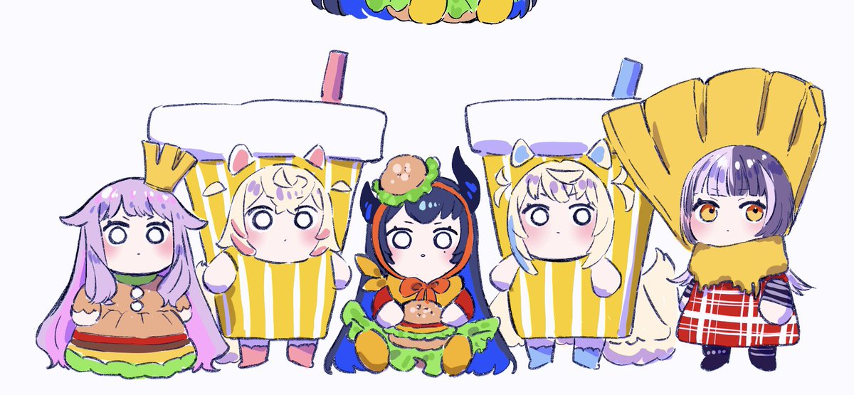 フワモコちゃん、ほんとにハンバーガー屋さんになっちゃうってこと？？？🍔