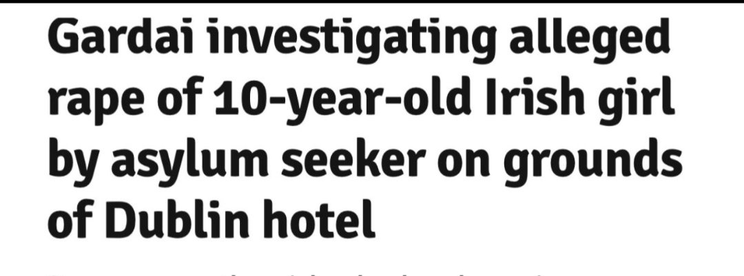 🚨 ARE YOU ANGRY YET? 🤬

ENGLAND- 12 YEAR OLD GIRL R@PED 🏴󠁧󠁢󠁥󠁮󠁧󠁿 

SWEDEN- 12 YEAR OLD GIRL R@PED 🇸🇪 

FRANCE- 12 YEAR OLD GIRL R@PED 🇫🇷 

IRELAND- 10 YEAR OLD GIRL R@PED 🇮🇪 

ALL AT THE HANDS OF ILLEGAL INVADERS WHO SHOULD NOT BE HERE! 🚫