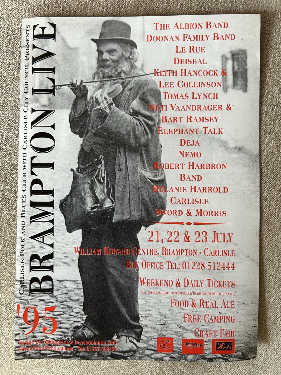 ColinGlover2's tweet photo. A flyer from 30 years ago! The things we come across when sorting stuff out! https://t.co/DTiM43x833