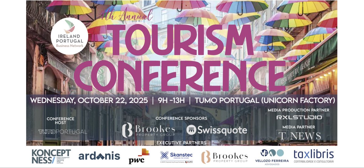 Great to talk about innovation in tourism &amp; the Irish economy at the Ireland Portugal Business Network’s Tourism Conference at TUMO Lisboa today.

A real opportunity to deepen 🇮🇪-🇵🇹 business links &amp; profile Irish success with the support of Enterprise Ireland and Tourism Ireland
