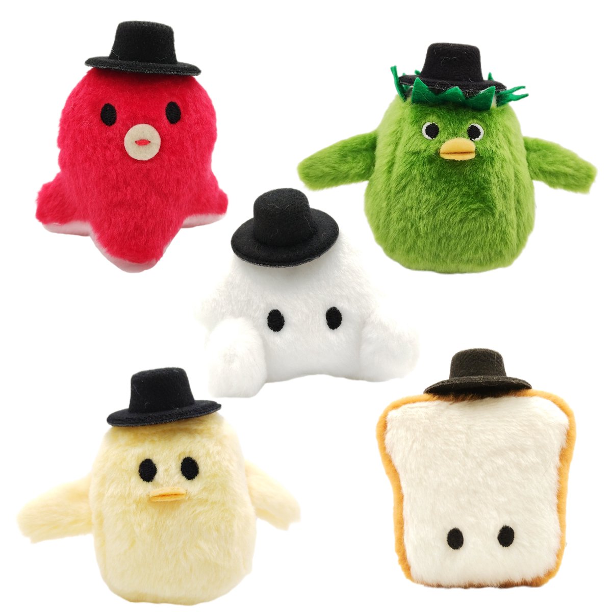秋冬限定のノベルティ
黒いハット帽も到着しました🎩
結構しっかりしているので型崩れしなさそうで良い◎
こちらもニット帽と同じくミニサイズです。

画像1 通常サイズのぬいぐるみ
画像2 カプセルトイに着用させた様子。
カプセルトイの子たちはジャストサイズな感じです。

#ぷこんぬ #ぬい撮り
