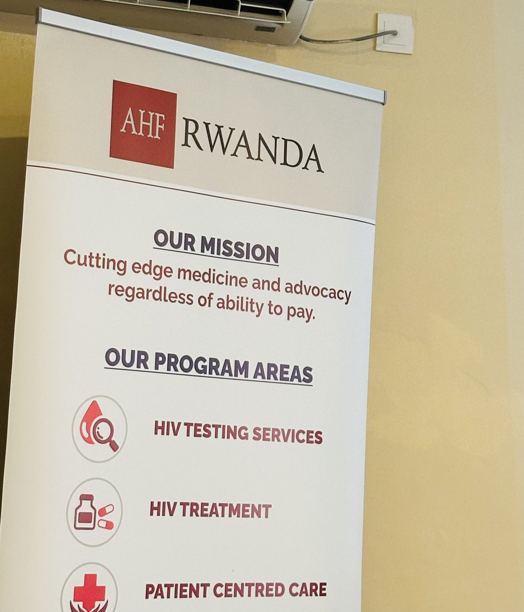 🚨Right now AHF Rwanda is hosting Media Breakfast to highlight achievements and strengthen partnerships in the National HIV Response.

It is inspiring to see how much has been achieved in Rwanda’s fight against HIV. 
Over 45,000 people across 11 districts now access care,