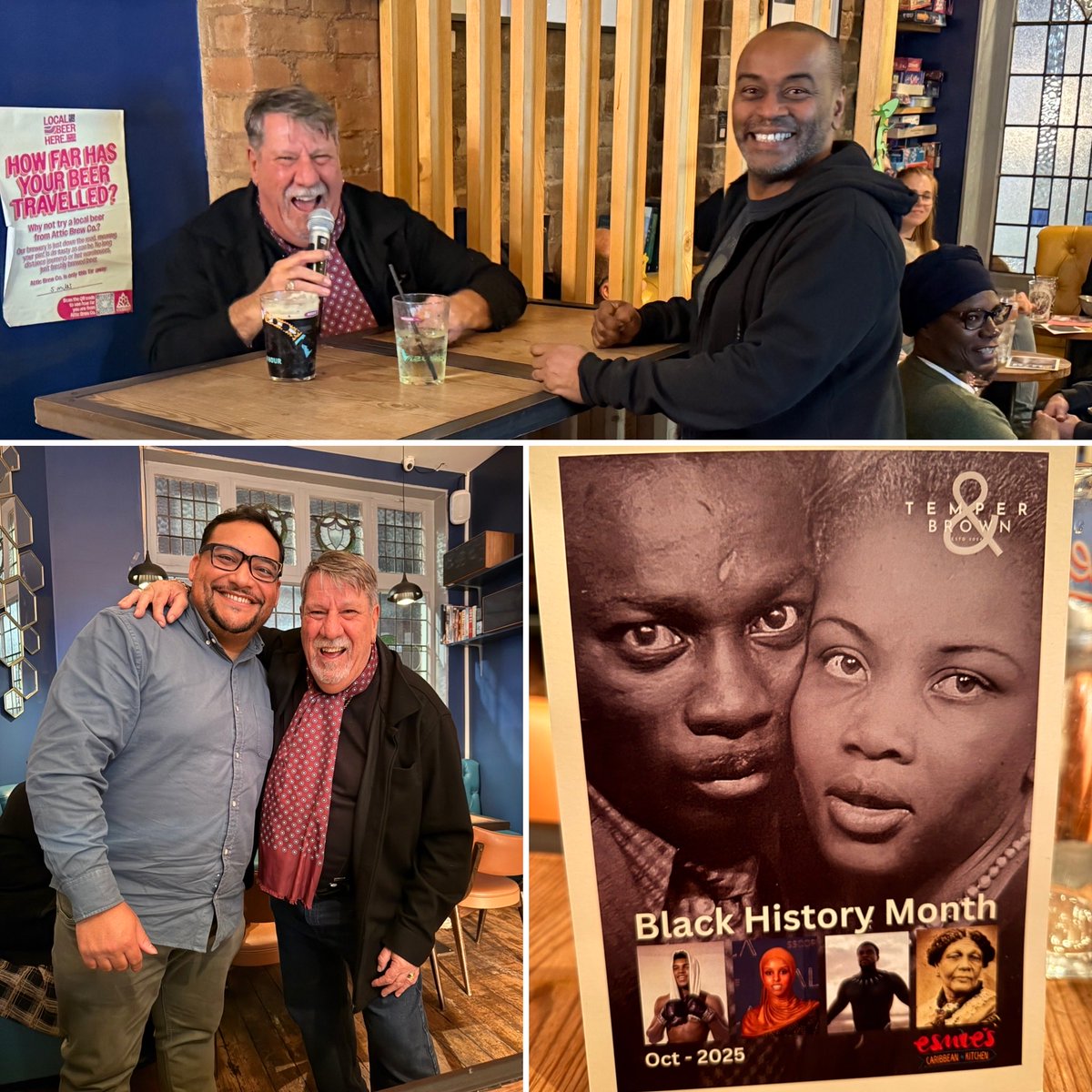 I had the pleasure of joining Brummie historian Professor Carl Chinn 4 an engaging talk on the history of West Indian immigration to Birmingham during the 1940s-50s. 

As you can imagine, there were plenty of laughs and heartfelt stories. 
#BlackHistoryMonth25