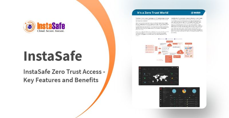 InstaSafe's tweet image. 📑 Discover InstaSafe Zero Trust Access 🔐
Check out our datasheet to explore key features & benefits that strengthen security, streamline access & protect your network. Download now 👉 zurl.co/DDlG
#ZeroTrust #CyberSecurity #InstaSafe #KeyFeatures