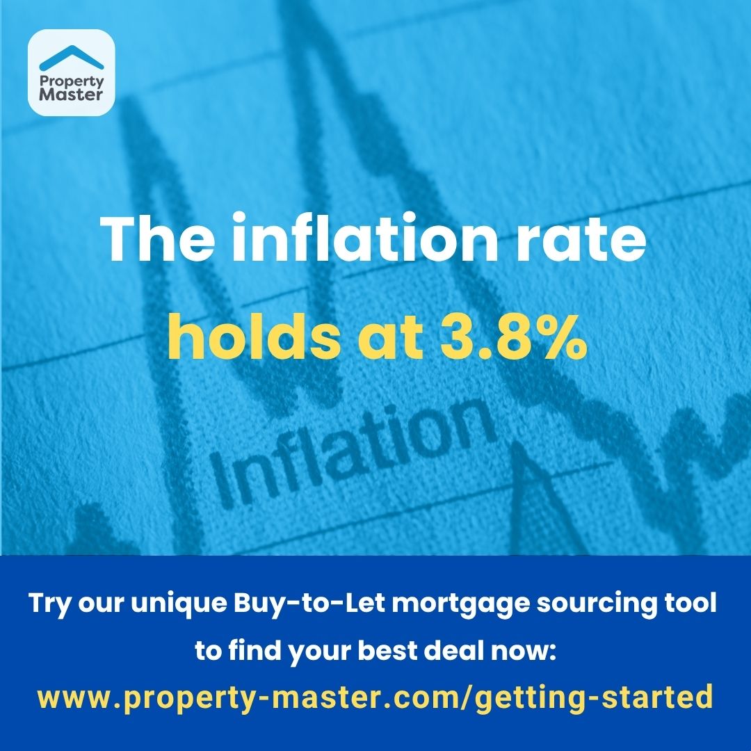 The inflation is holding at 3.8%, which is still higher than the Bank of England's 2% target.

For landlords, that means there's ongoing upward pressure on costs (maintenance, energy, insurance, etc.), and the base rate is unlikely to fall soon.

Don't worry.

Property Master is